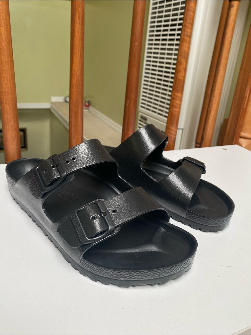Birkenstock Black Arizona EVA Slides